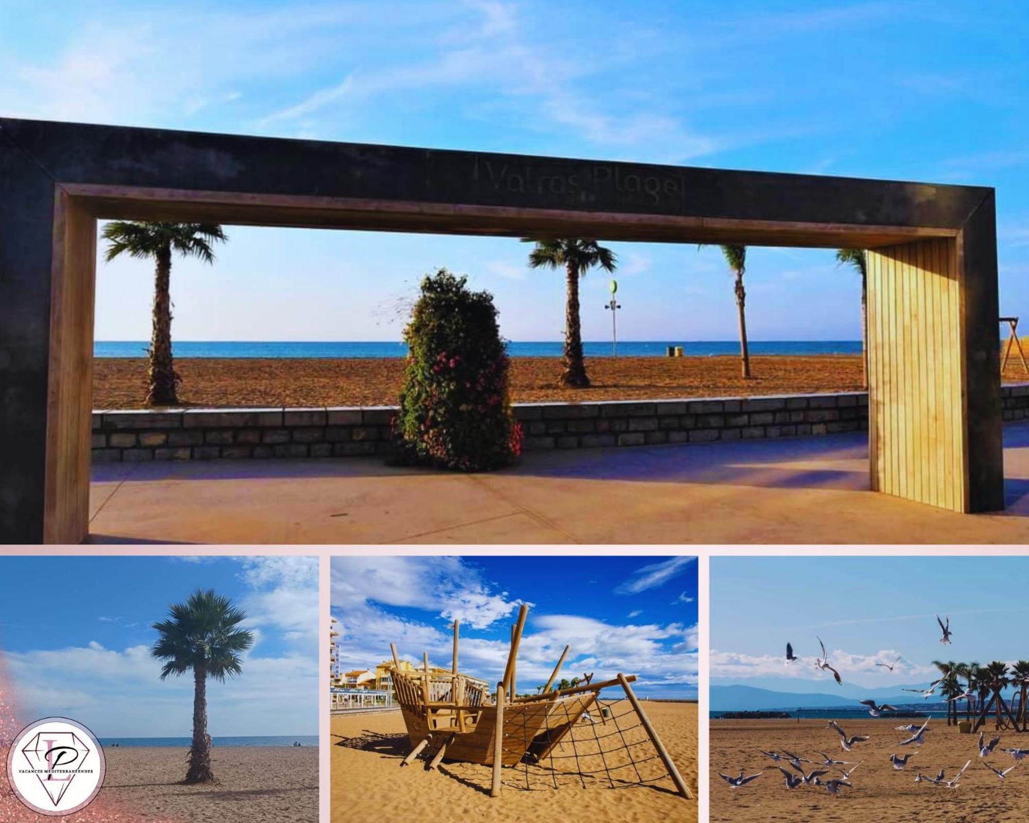 Les Mouettes, Bel Appartement A 50M Des Plages De Valras-Plage Bagian luar foto