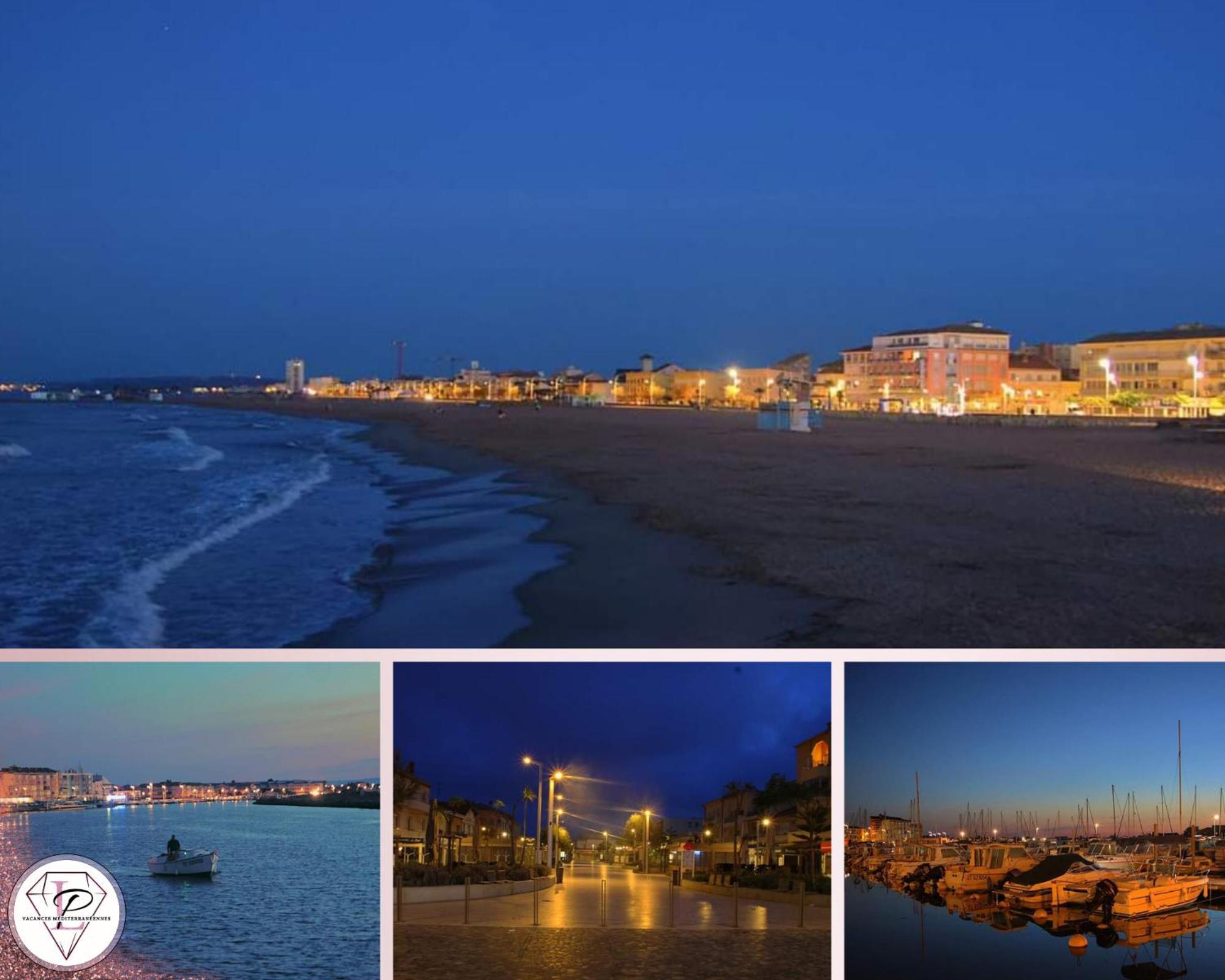 Les Mouettes, Bel Appartement A 50M Des Plages De Valras-Plage Bagian luar foto